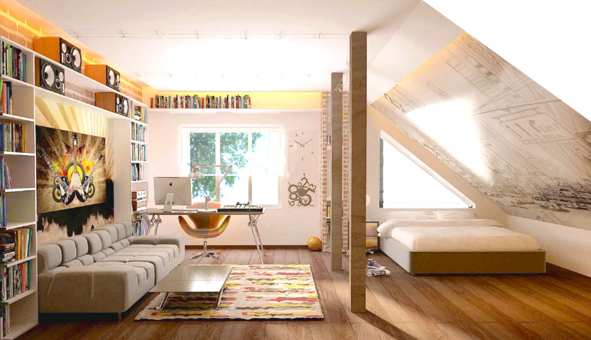 Dječja soba u potkrovlju