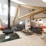 Chimenea de isla en el interior