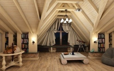 Diseño del ático +75 fotos de organizar una habitación en una casa privada