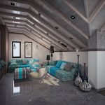 Silla colgante en el interior