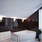 Baño abuhardillado