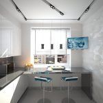 Mesa de comedor junto a la ventana