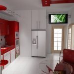 Esquina con una mesa de cristal