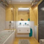Paredes de arena en el baño