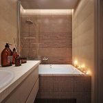 Velas en el baño