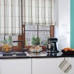 Interior blanco y turquesa