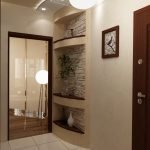 Decoración de pasillo beige