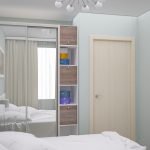 Pequeño armario para el dormitorio.
