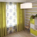 Cortinas simples en la guardería
