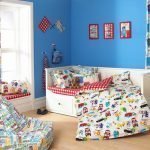 Textil colorido para la habitación
