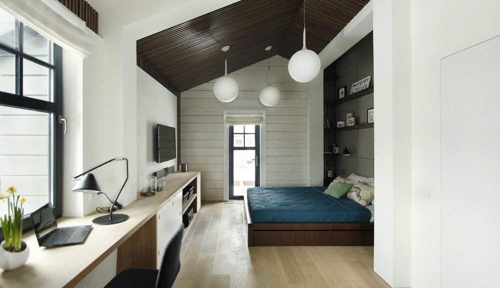 Design hálószoba tanulással