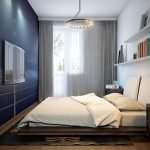 Dormitorio con balcón en Jruschov