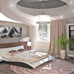 Palmera decorativa en el dormitorio