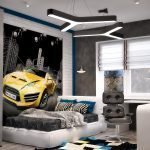 Fotowall-papel en un interior