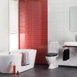 Acento rojo en un interior blanco
