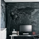 Mapa en la pared