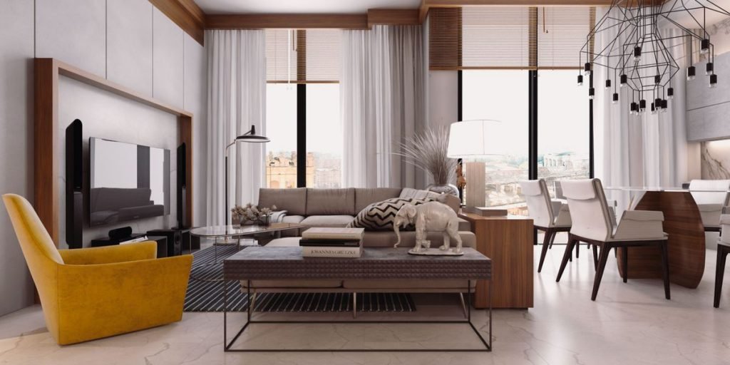 Interior de estilo constructivista
