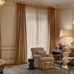 Cortinas de color beige
