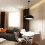 Decoración moderna de la sala de estar