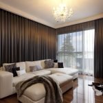 Cortinas para una ventana grande