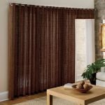 Cortinas marrones lisas