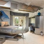 Habitación estilo nave espacial