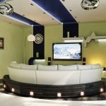 Salón de estilo futurismo