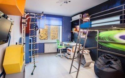Características del espacio interior para 50 fotos.