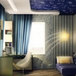 Una acogedora habitación para un niño.