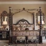 Cama de estilo medieval