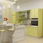 Decoración elegante de una cocina moderna.