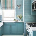 Cocina turquesa
