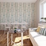 Papel pintado simétrico