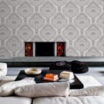 Decoración de pared para una habitación con chimenea.
