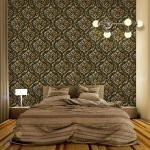 Decoración de dormitorio marrón