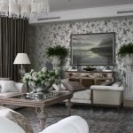 Sala de estar de estilo clásico