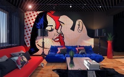 Encarnamos el arte pop en el diseño de apartamentos +50 fotos en el interior