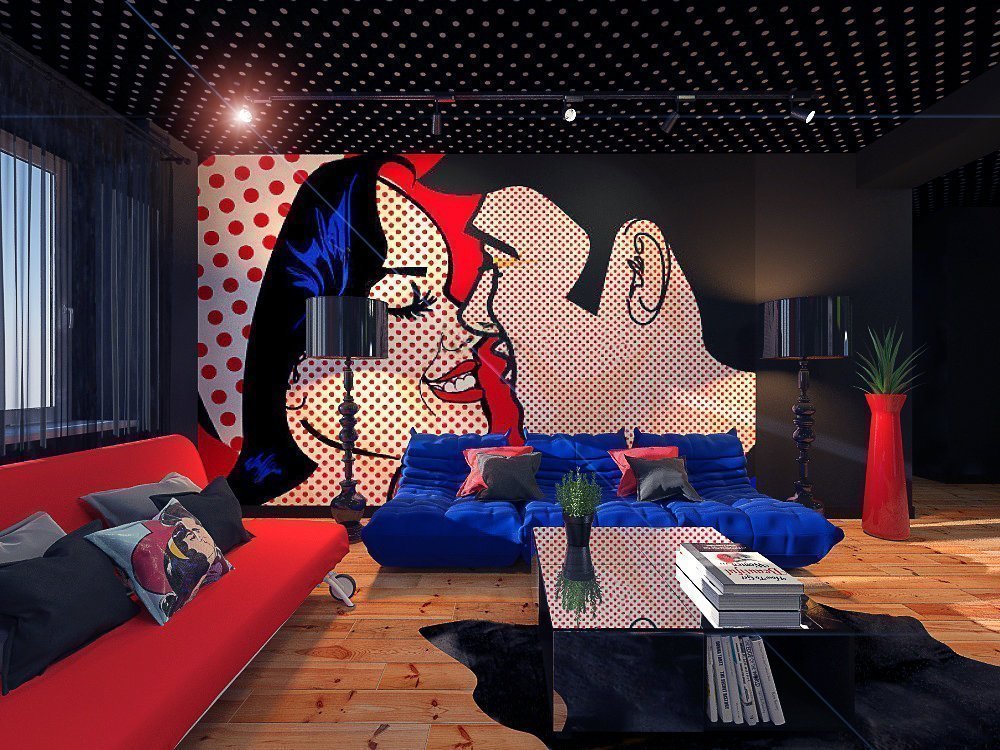 Pop art u unutrašnjosti