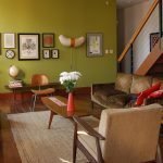 Salón con muebles soviéticos.