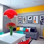 Estilo soviético en un interior moderno.