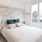 Textil blanco en el dormitorio