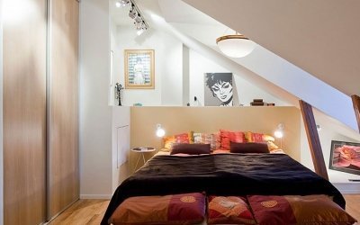 Diseñamos el interior de la habitación en 6 metros cuadrados. m +50 foto