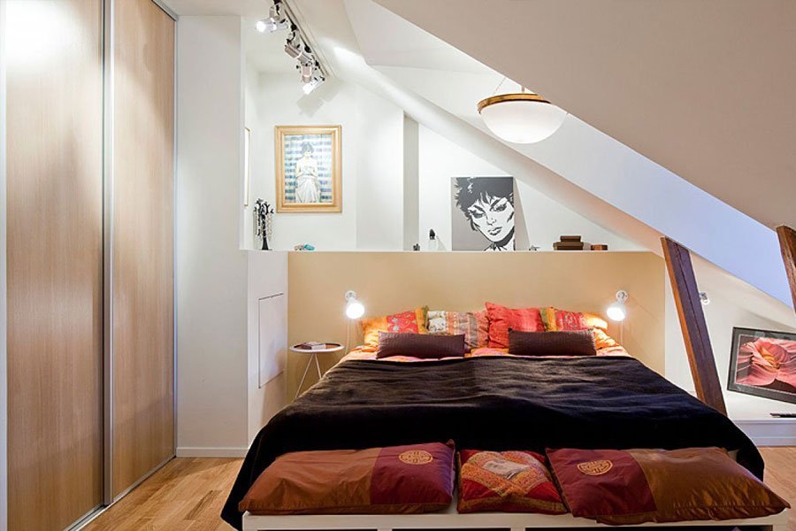 Dizajn spavaće sobe 6 m2