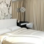 Elegante decoración de dormitorio de 6 metros cuadrados. m