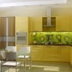 Delantal de cocina con kiwi