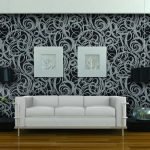 Papel pintado con un patrón