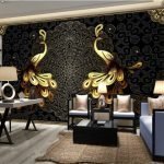 La combinación de negro y dorado en el interior.