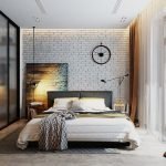 Dormitorio en un apartamento moderno