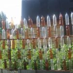 Cerca de botellas de plástico