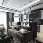 Estudio Art Deco Living Room